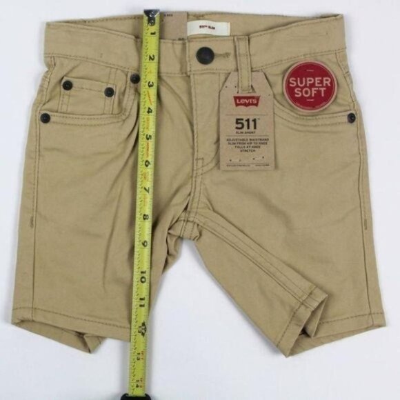 Levi's 511Sueded Shorts Boy Cement Size 5 - Picture 8 of 8